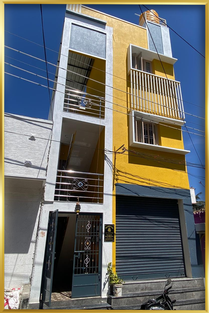 Mr. Raja Residence Building at Santhapet, Chittoor